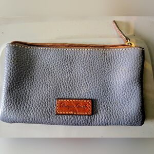 Dooney & Bourke Textured Gray Wristlet
